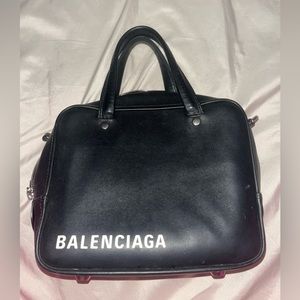 Authentic Balenciaga Leather Black Bag